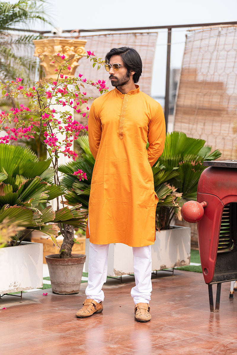 Intricate Neckline Kurtas Amber