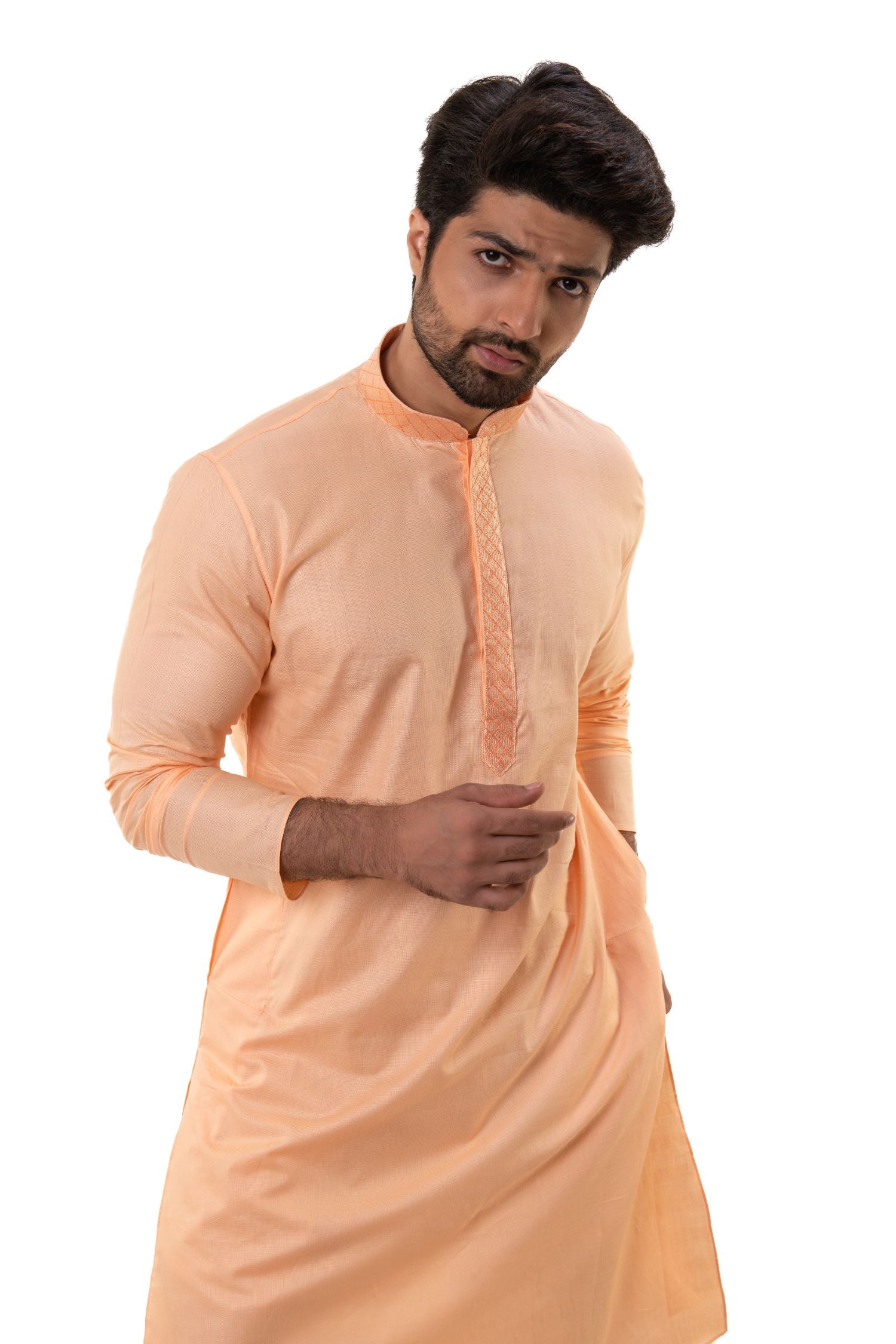 Solid Cotton Kurta
