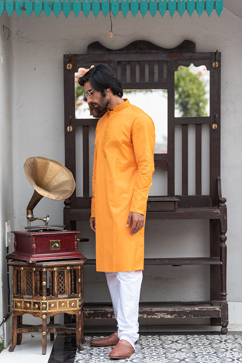 Men's Basic Solid Colour Kurta