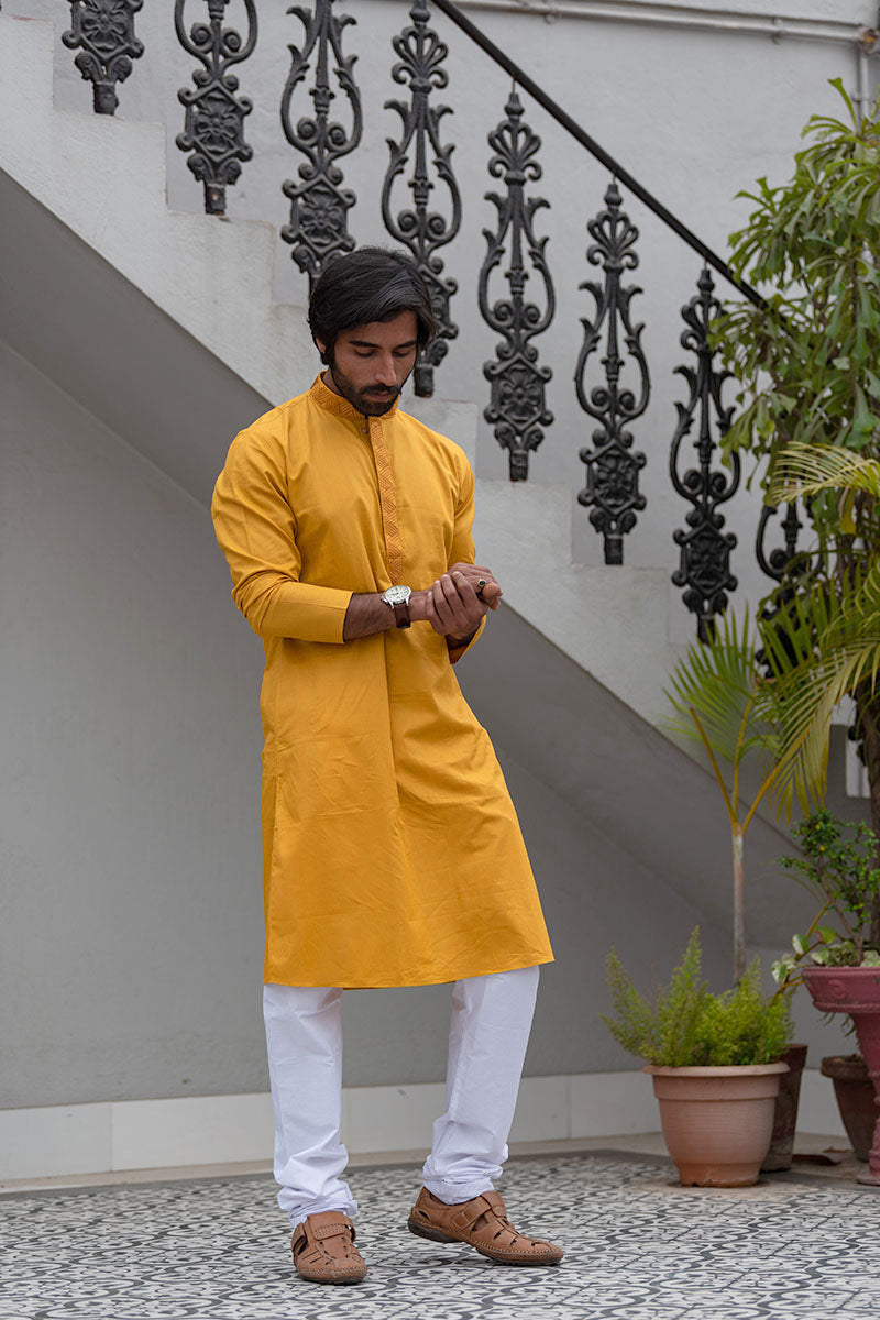 Intricate Neckline Kurtas