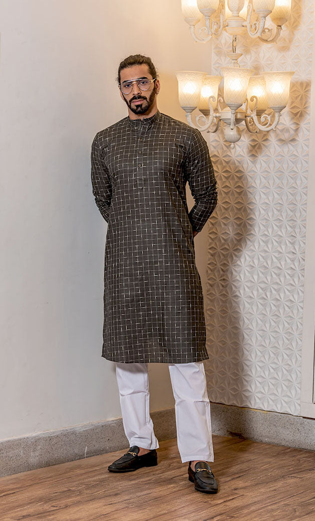 Men's Solid Festive Relaxed Fit Kurta