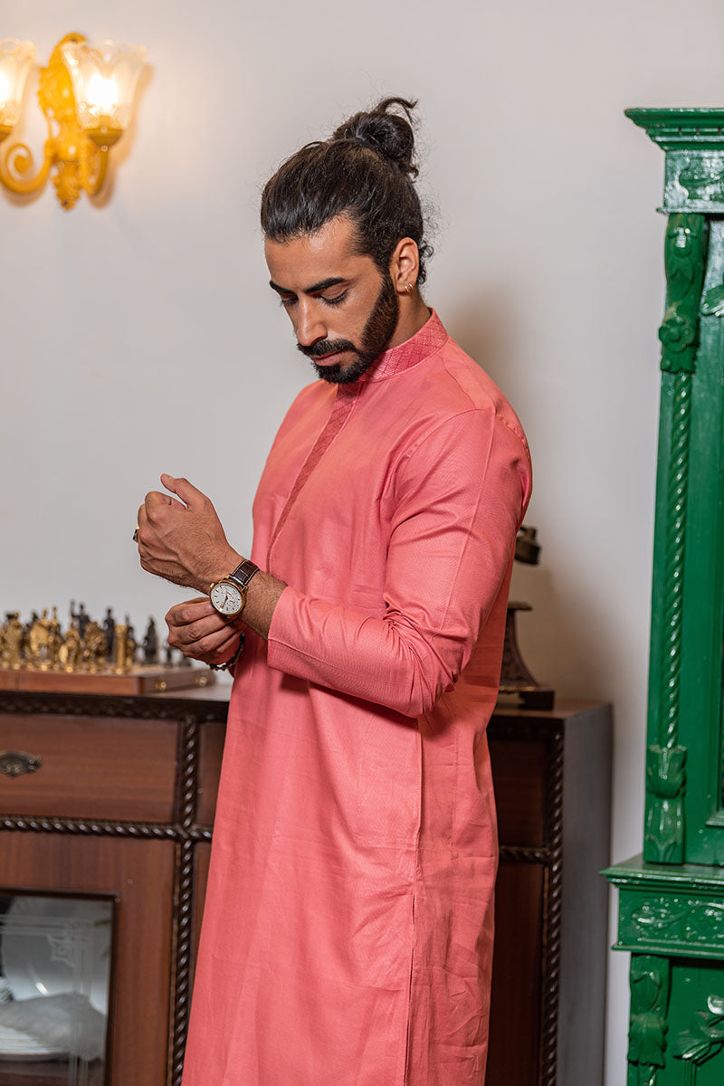 Solid Cotton Kurta