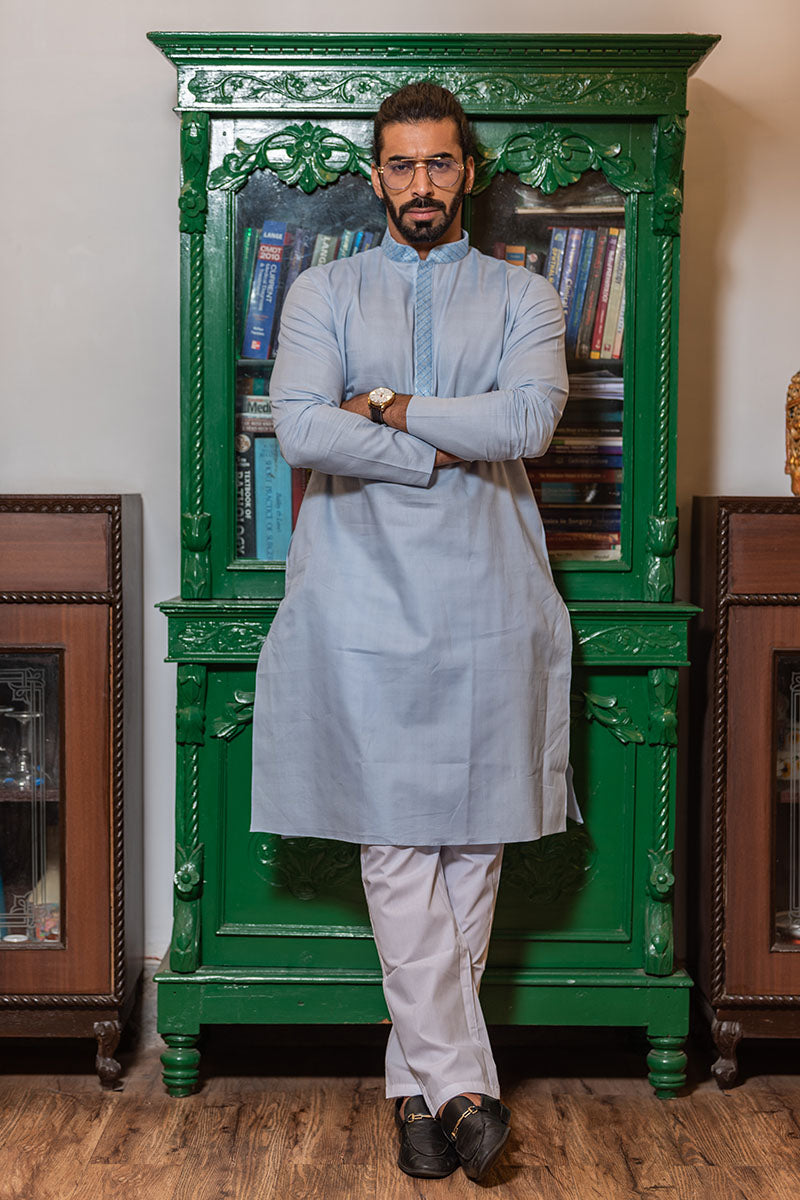Solid Cotton Kurta
