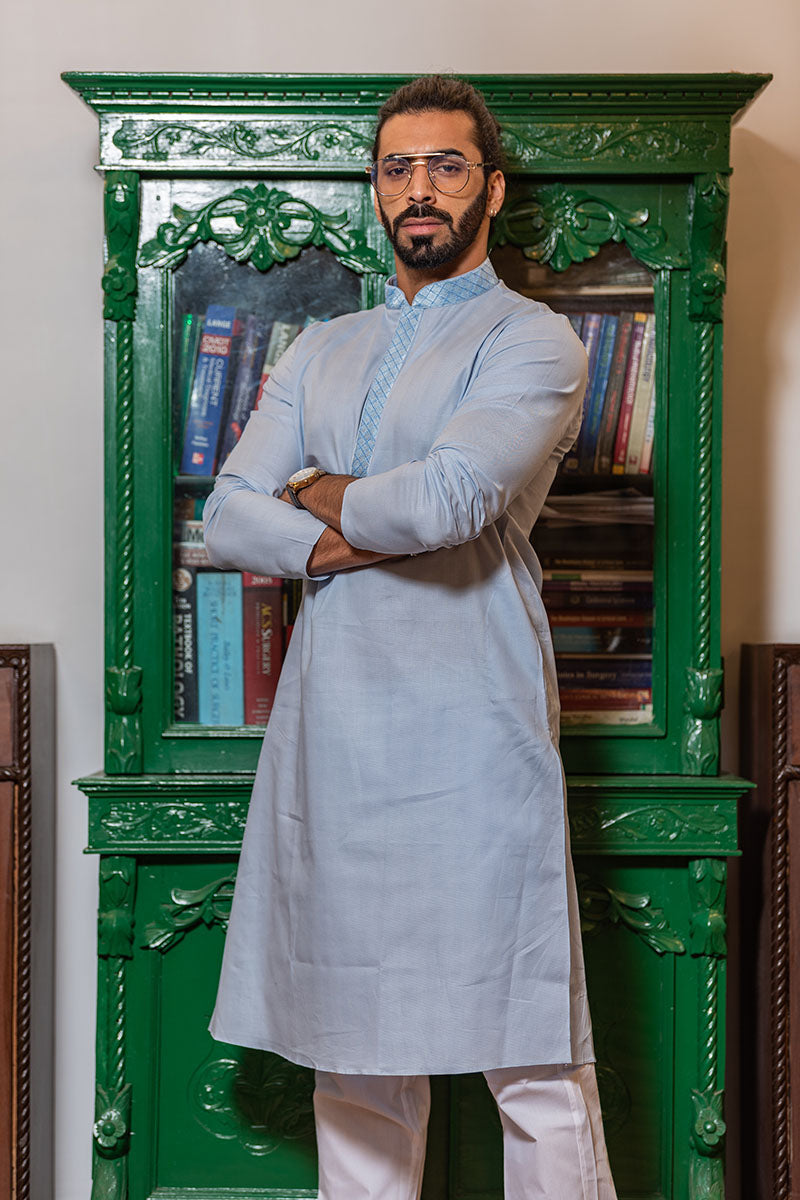 Solid Cotton Kurta