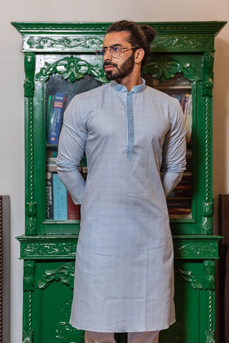 Solid Cotton Kurta