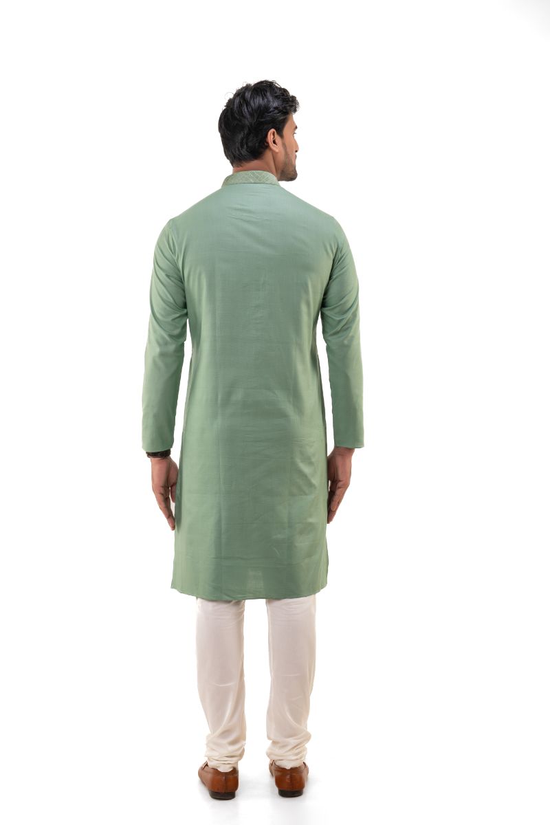 Solid Cotton Kurta