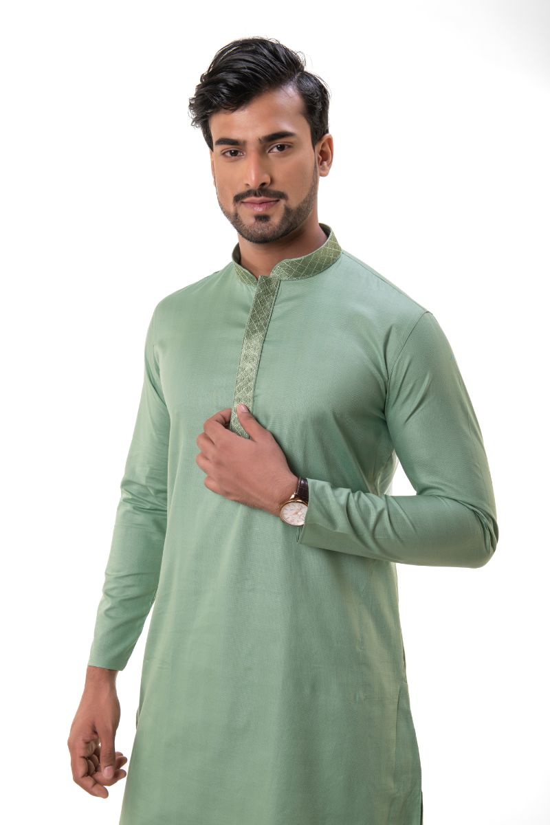 Solid Cotton Kurta