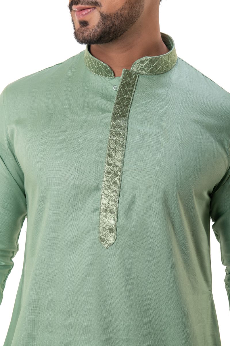 Solid Cotton Kurta