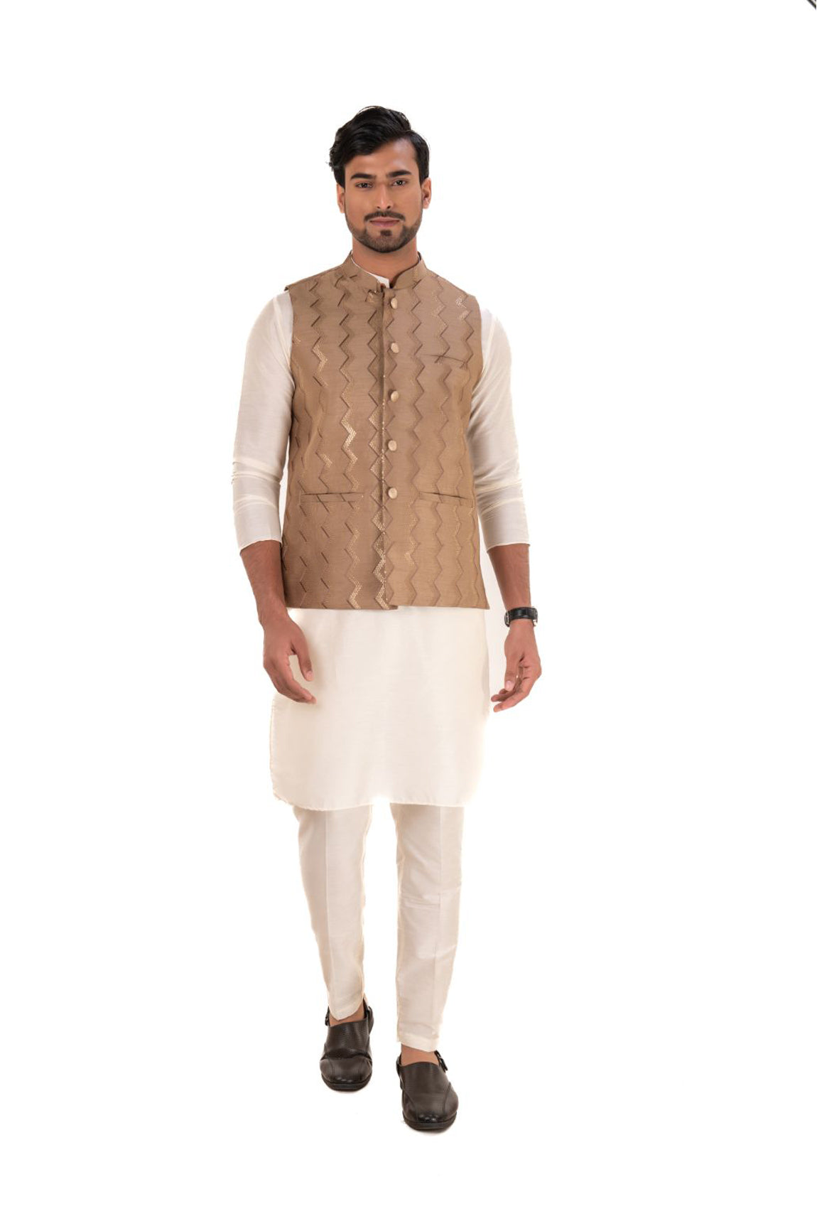 Zig Zag Pattern Nehru Jackets