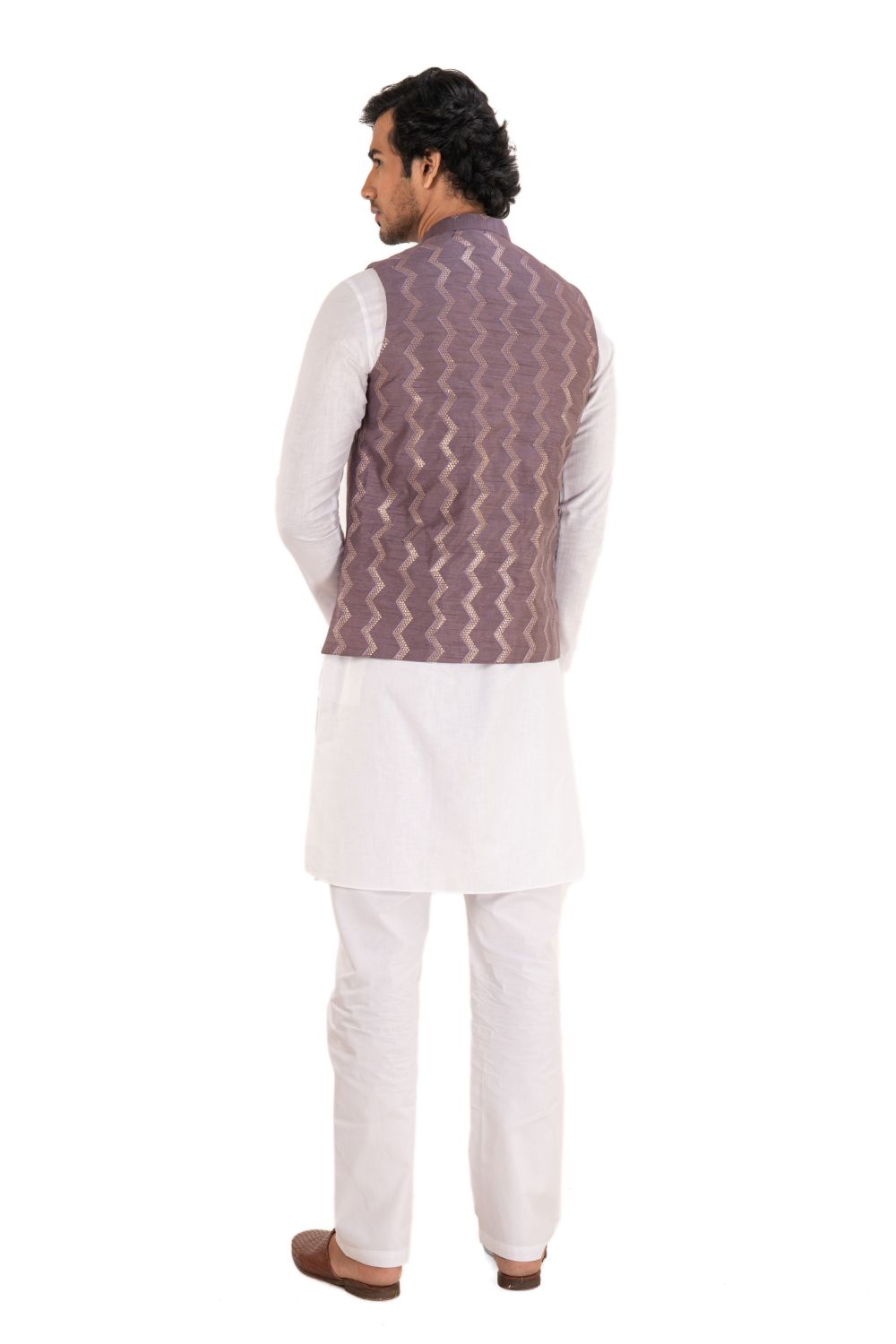 Zig Zag Pattern Nehru Jackets