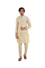 Timeless Lucknavi Chikan Work Nehru Jacket