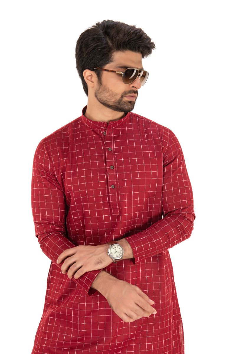 Men's Solid Festive Relaxed Fit Kurta