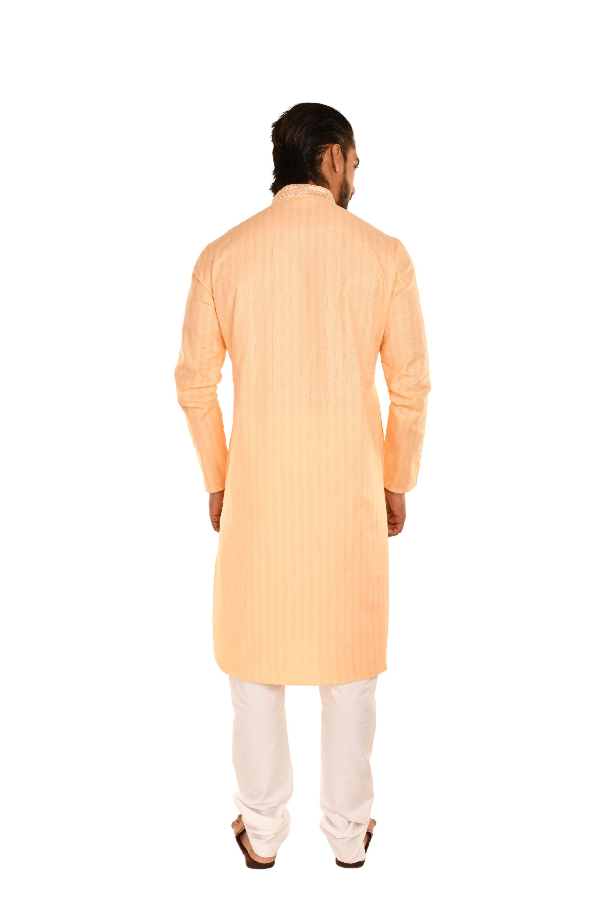 Cotton Embroidered Long Kurta