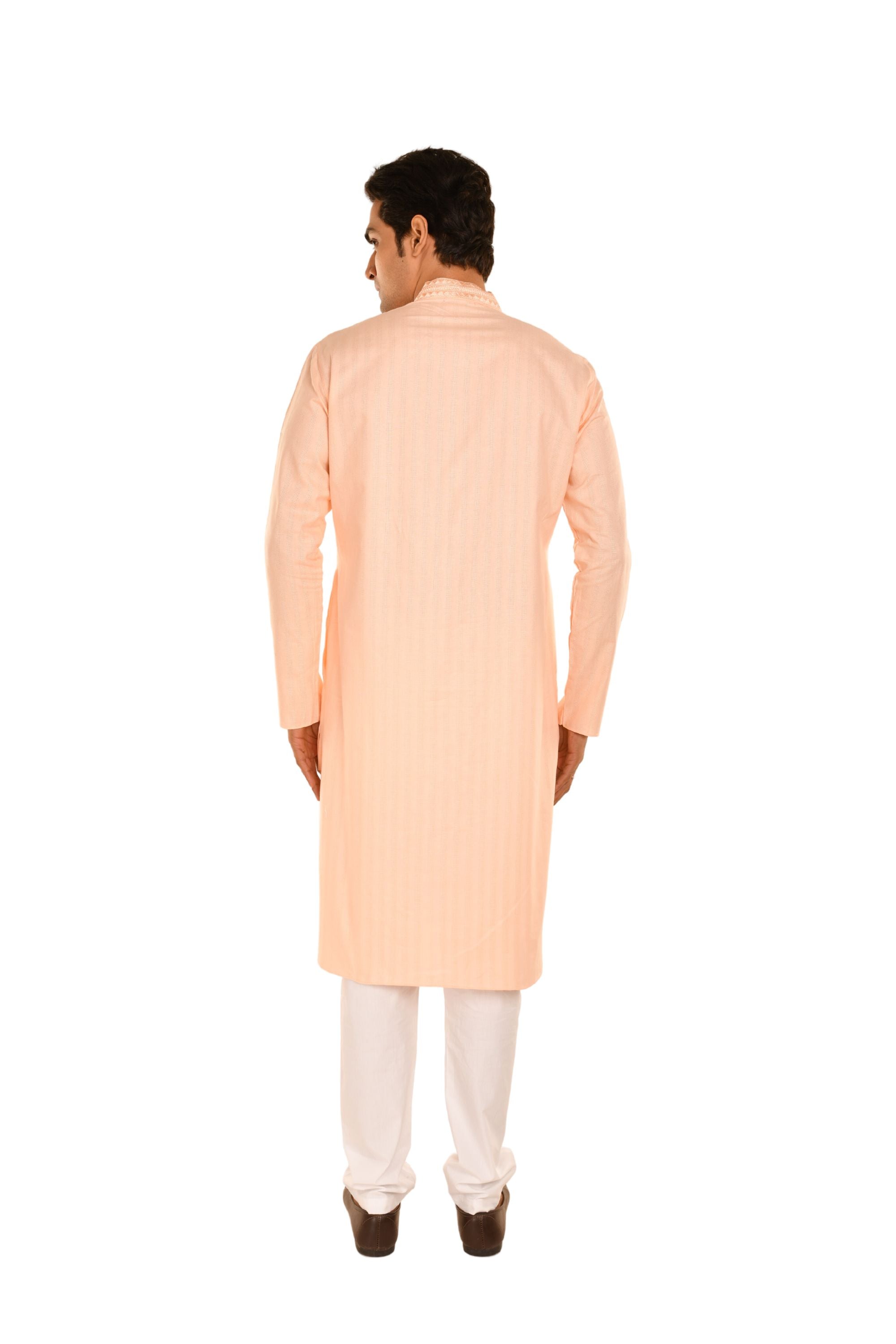 Cotton Embroidered Long Kurta
