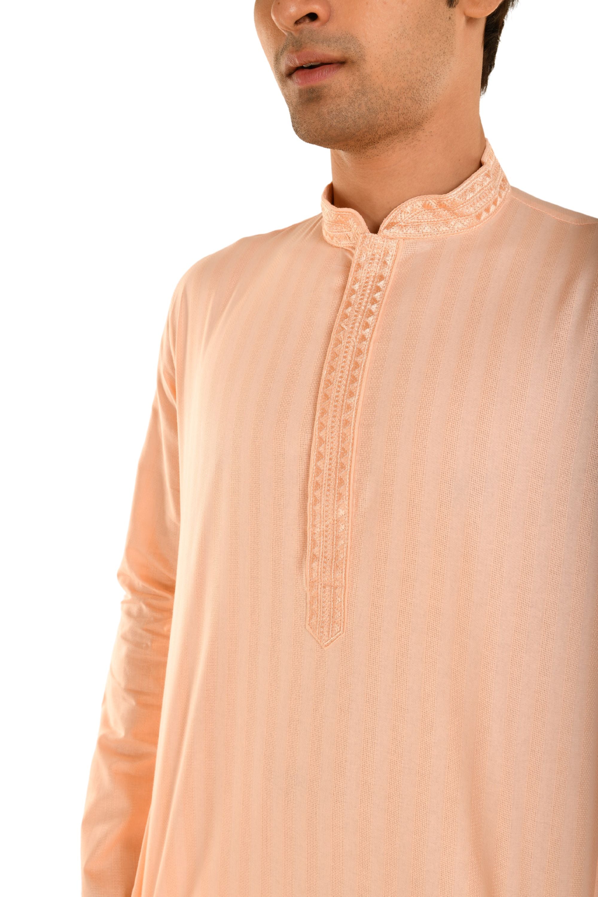 Cotton Embroidered Long Kurta