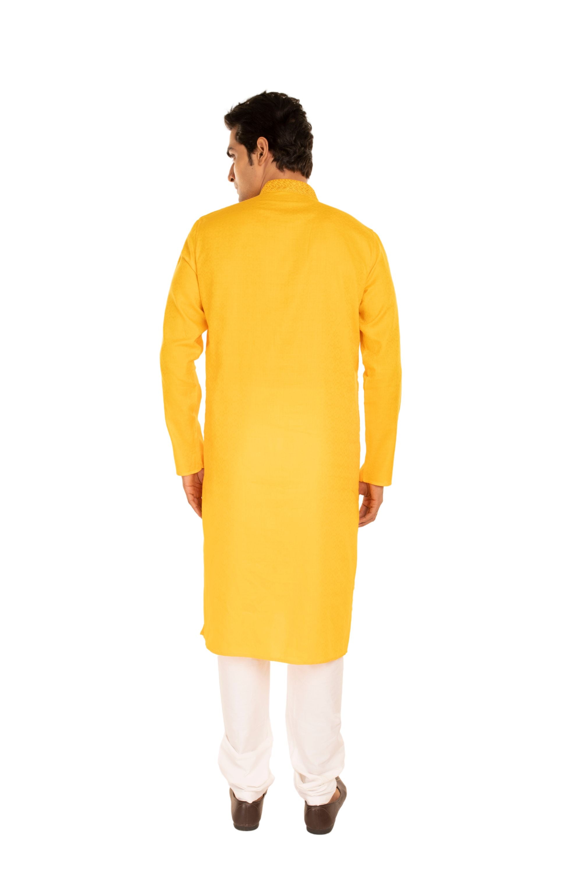 Self Designed Woven Embroidered Long Kurta